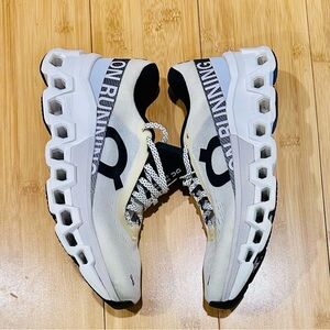 On Cloudmaster Running Women’s White and Black Shoes